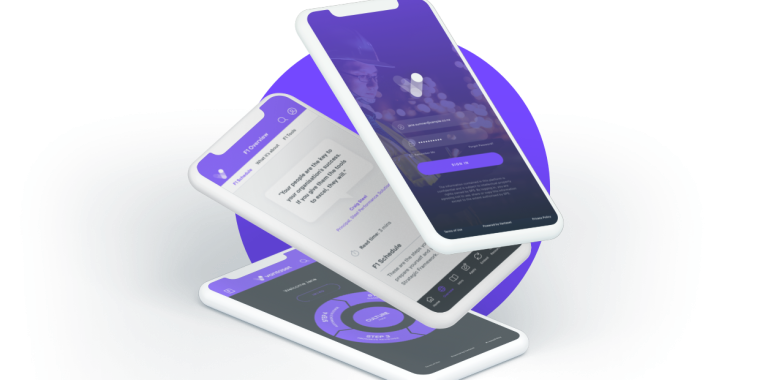 Vantaset app on mobile devices