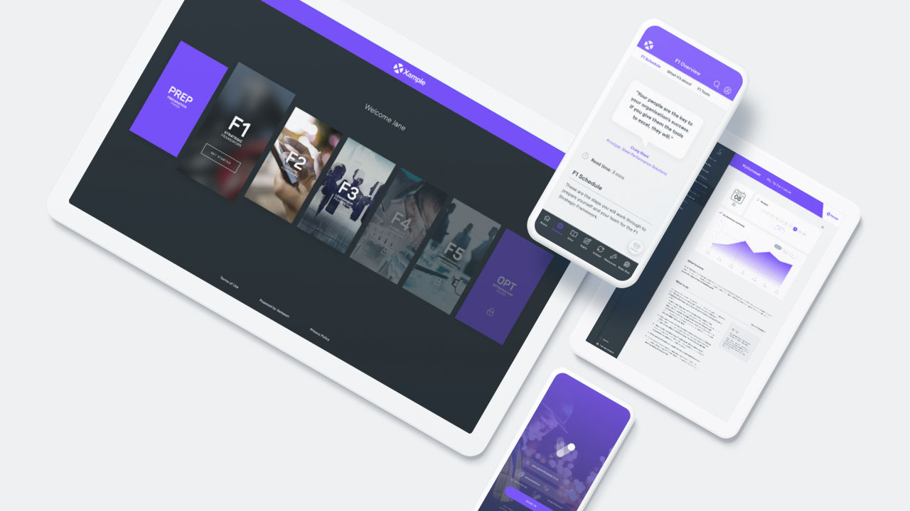 Vantaset platform on variety of devices